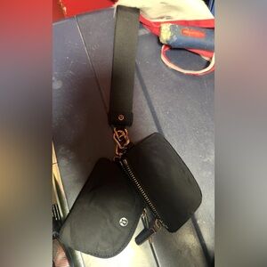 Lululemon Dual Black wristlet